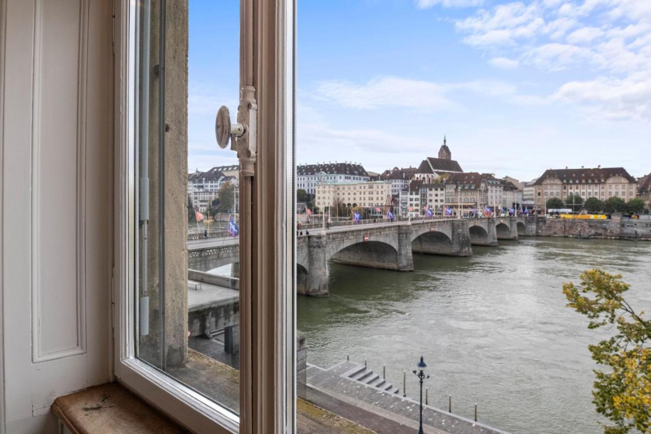 True Basel - Stadtwohnung I Rheinblick Dış mekan fotoğraf